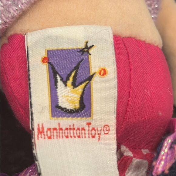 Groovy Doll-Manhattan Toys- Green and Purple Doll with Cheerful Expression - Picture 7 of 8